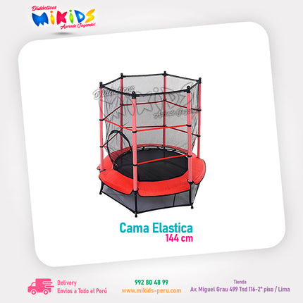 CAMA ELASTICA 144 CM - ROJA