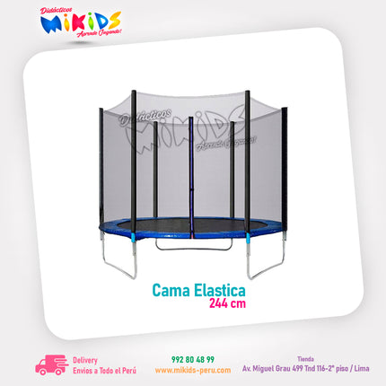 CAMA ELASTICA 244 CM - MALLA AFUERA