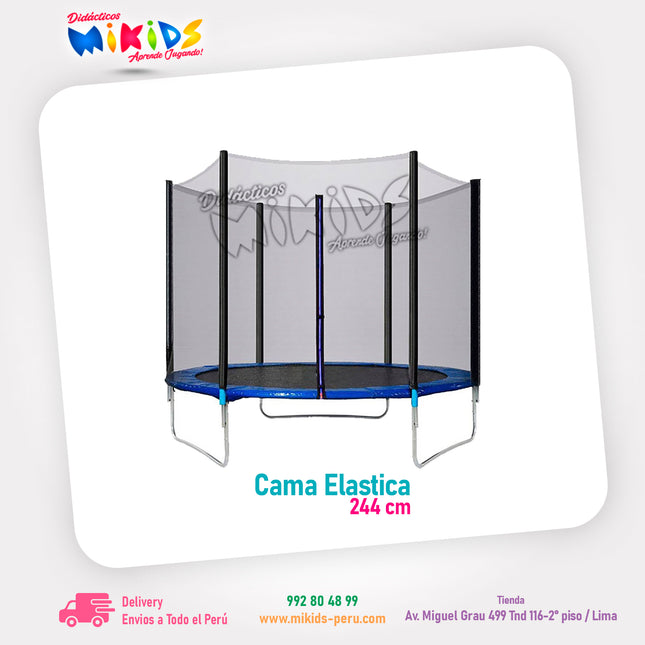 CAMA ELASTICA 244 CM - MALLA AFUERA