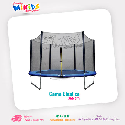 CAMA ELASTICA 366 CM - MALLA AFUERA