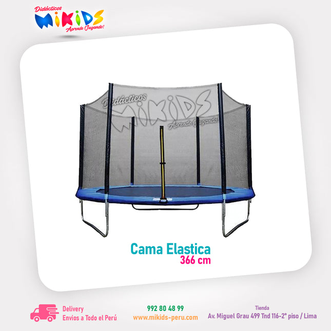 CAMA ELASTICA 366 CM - MALLA AFUERA