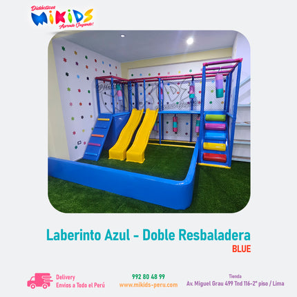 LABERINTO AZUL - DOBLE RESBALADERA