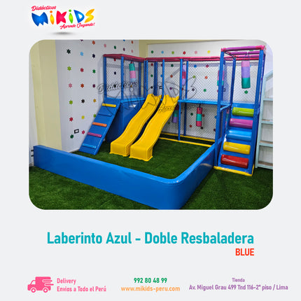 LABERINTO AZUL - DOBLE RESBALADERA