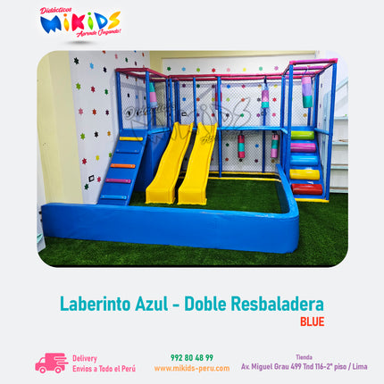 LABERINTO AZUL - DOBLE RESBALADERA