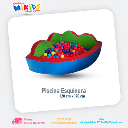 PISCINA ESQUINERA MEDIANA || Premium