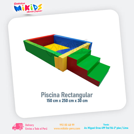 PISCINA RECTANGULAR 150X250 || Comercial
