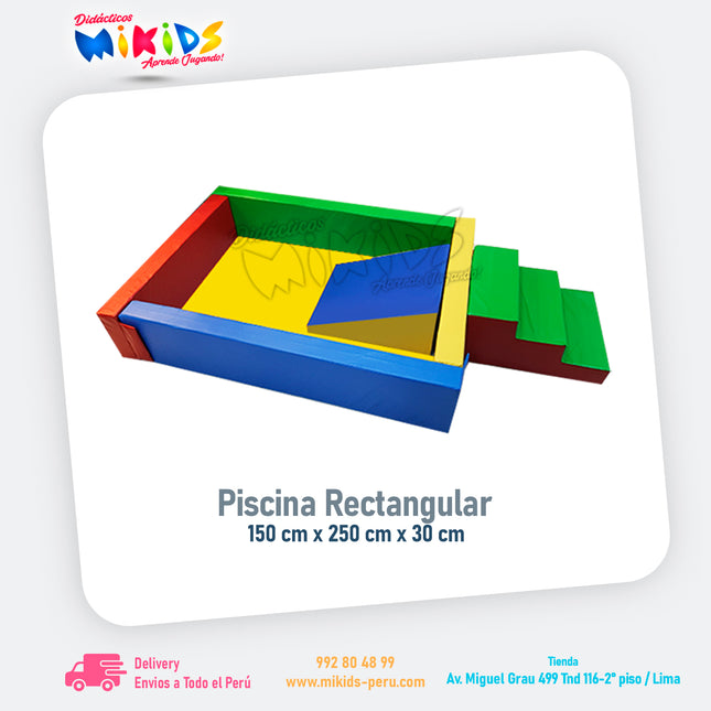 PISCINA RECTANGULAR 150X250 || Premium