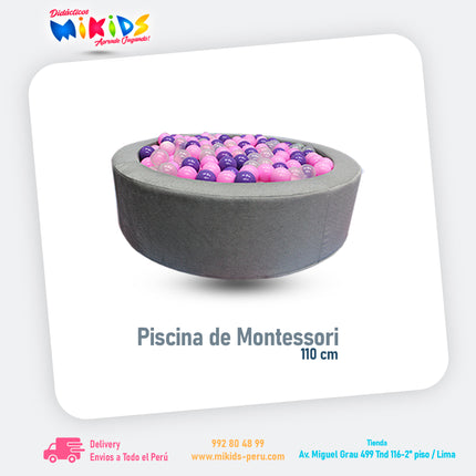 PISCINA MONTESSORI 110 CM || ECOSOFF