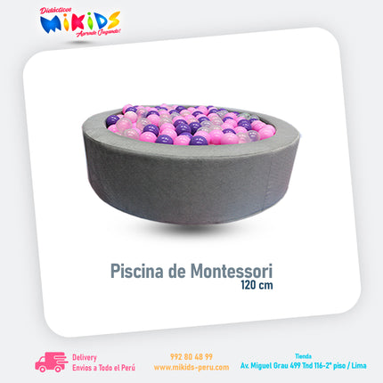 PISCINA MONTESSORI 120 CM || ECOSOFF