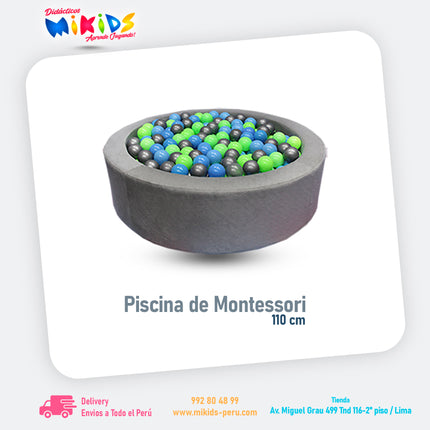 PISCINA MONTESSORI 110 CM || ECOSOFF