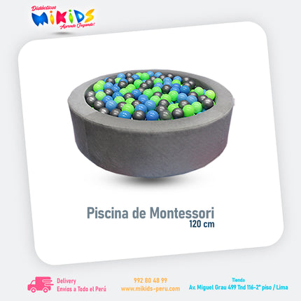 PISCINA MONTESSORI 120 CM || ECOSOFF