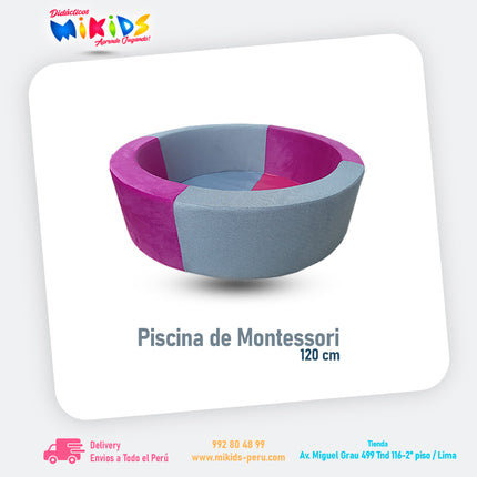 PISCINA MONTESSORI 120 CM || ECOSOFF