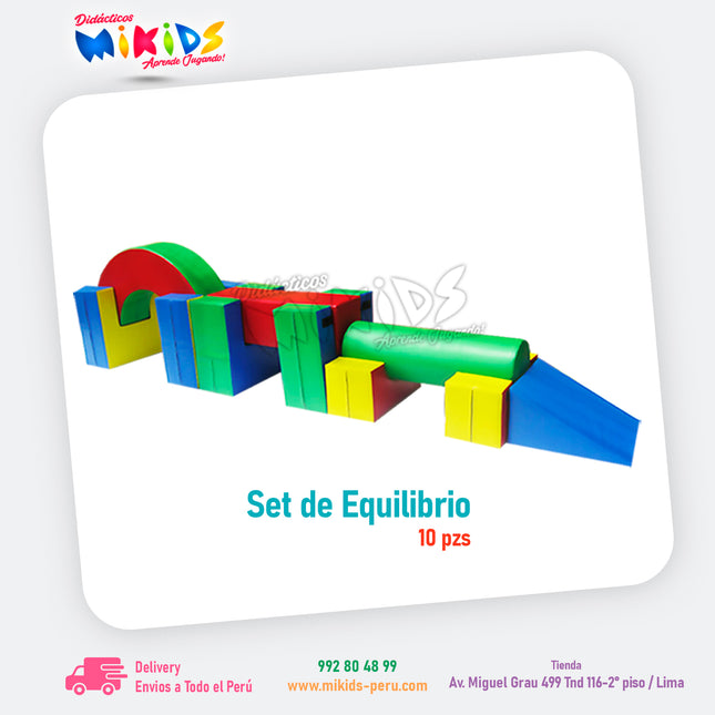 SET DE EQUILIBRIO X 10 PZS | ECOKIDS