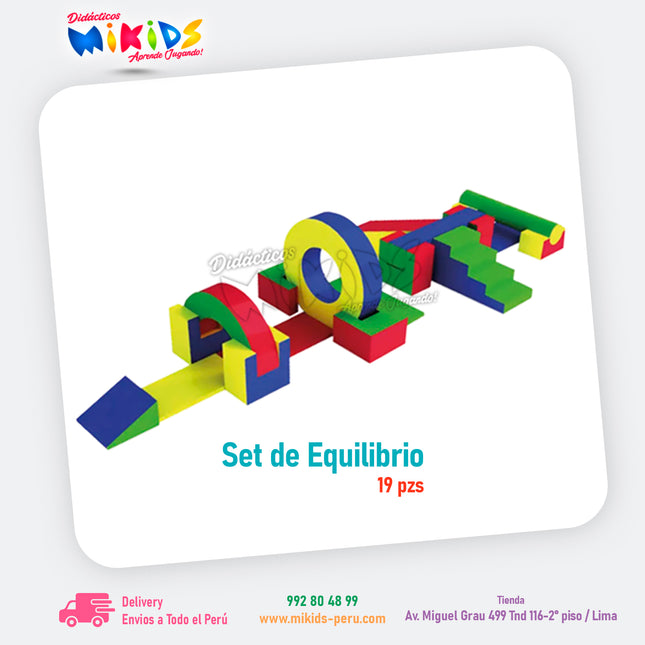 SET DE EQUILIBRIO X 19 PZS | ECOKIDS