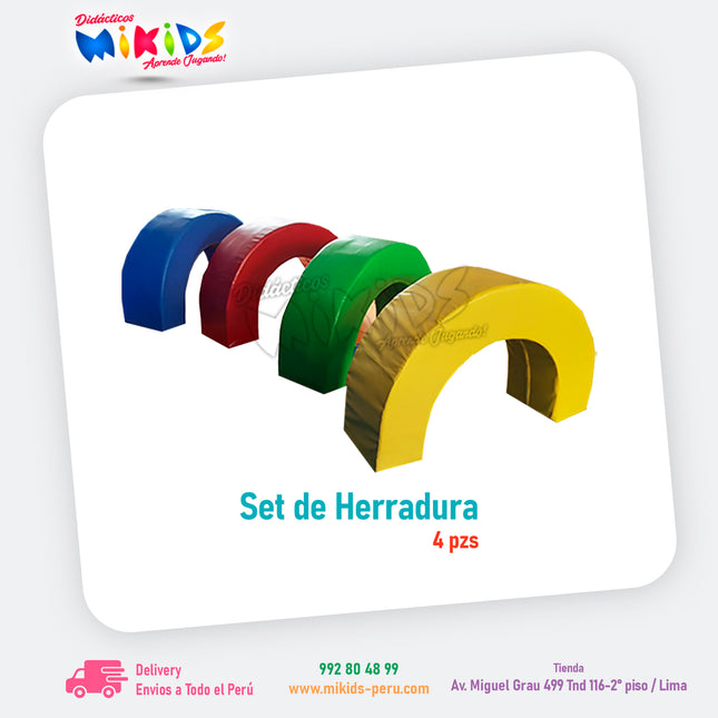 SET DE HERRADURA X 4 PZS | PREMIUM