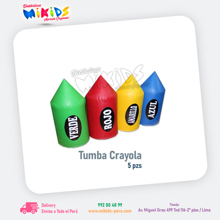 TUMBA CRAYOLA X 5 PZS | PREMIUM